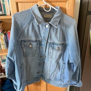 Madewell Blue Jean Jacket oversized